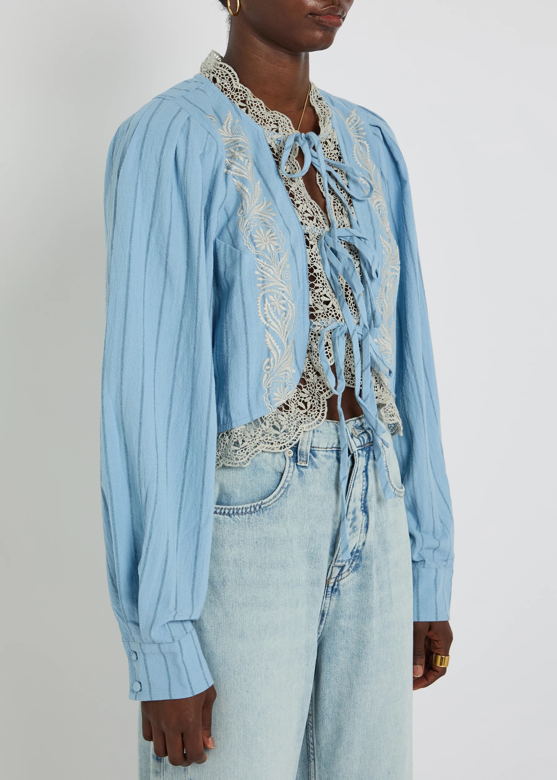 Bali Jude embroidered cotton blouse | Harvey Nichols
