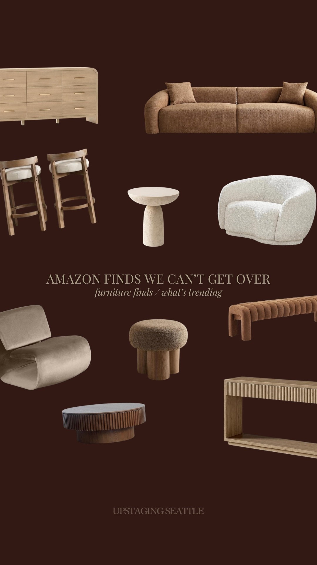 Amazon finds– modern furniture – what’s trending – home furniture finds – how to furnish your home￼

#LTKHome #LTKdayinmylife #LTKSaleAlert