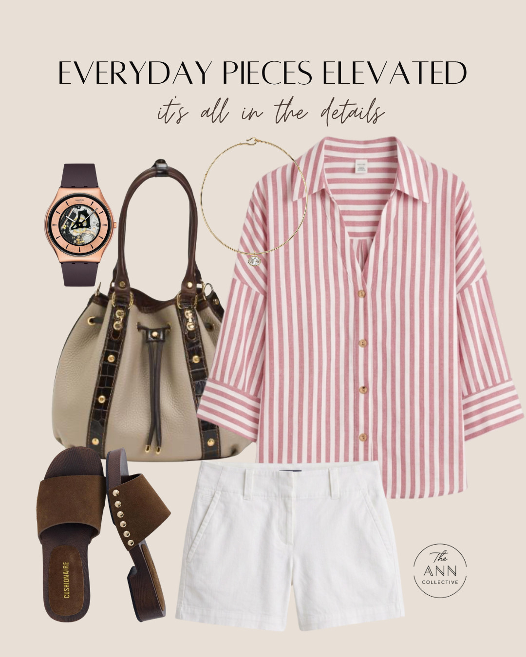 Everyday Pieces ElevatedA striped button down, white shorts, comfortable sandals, and a beautiful handbag create an outfit that’s simple but still feels put together.

The details make all the difference. A few thoughtful accessories can completely change the look of an outfit.

It’s not about buying more clothes. It’s about putting the right pieces together.

#LTKStyleTip #LTKSummer #LTKFashion #LTKFindsUnder50 #AffordableStyle #EverydayStyle #SummerOutfit 

 