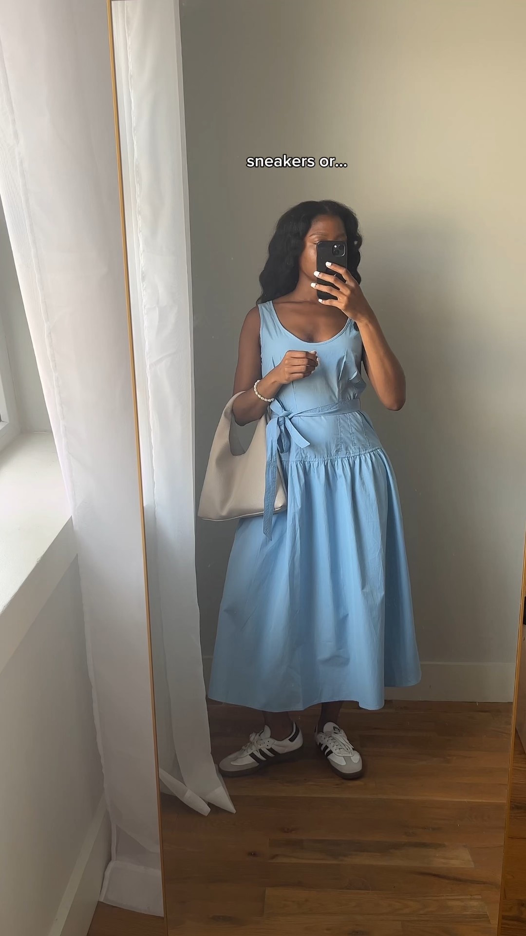 Which look is more you? 🩵

The blue dress is from banana republic factory . Be sure to follow me for outfit inspo!

#outfitvideo #doseofstyle #fitcheck #summeroutfit #outfitcheck #vacationoutfit #fashionreels #pinterestaesthetic Outfit ideas for women, outfit check, summer style, sky blue dress, baby blue dress, banana republic factory dresses, banana republic maxi dress, banana republic dress black girl, #bananarepublicfactory #eurosummer #blackgirlstyle #stylereel #BananaRepublic #blackgirlswithstyle #aestheticoutfit #whatiamwearing Banana Republic Factory Poplin Corset Waist Midi Blue Skies #sunmerdress #fashion #bananarepublicstyle banana republic factory midi dress Created a cute midi dress outfit with banana republic items #summerfits

#LTKFindsUnder100 #LTKSaleAlert #LTKStyleTip