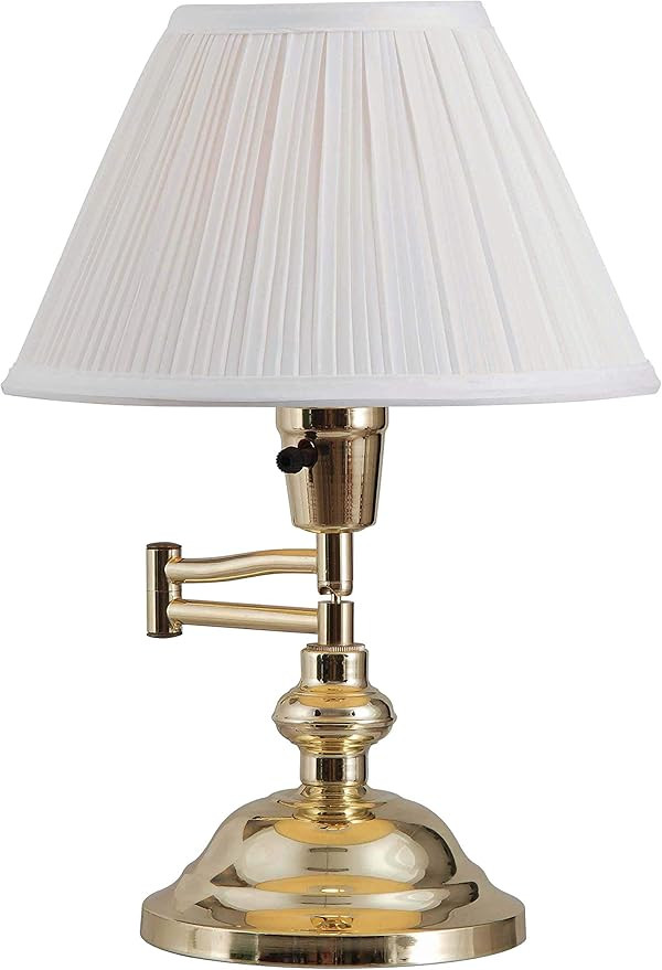 Kenroy Home 30163 Desk Lamps, Polished Brass 12.70x9.60x12.40 | Amazon (US)