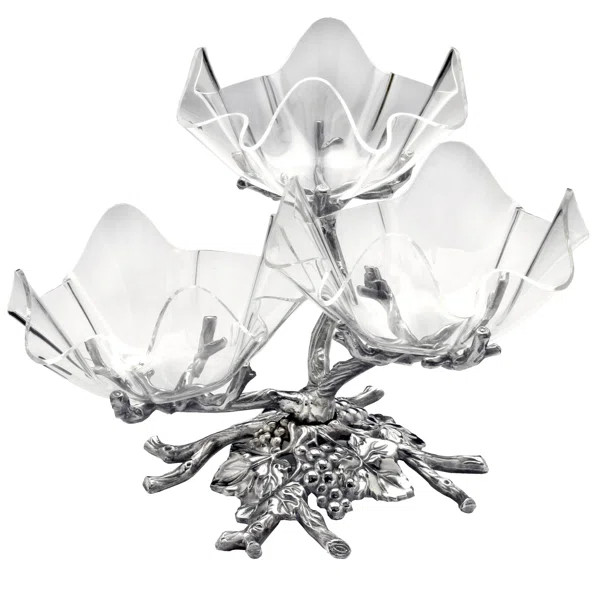 Grape 3-Tiered Acrylic Stand Serving Bowl | Wayfair North America