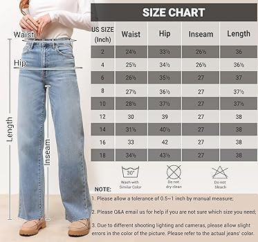 KDF Straight Leg Jeans for Women High Waisted Jeans Frayed Baggy Pants Raw Hem Loose Stretchy Cro... | Amazon (US)