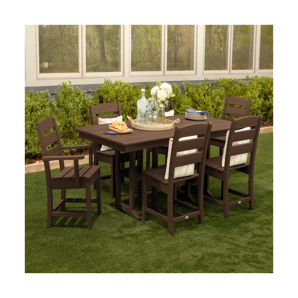 Lakeside 7-Piece Farmhouse Dining Set | Wayfair North America