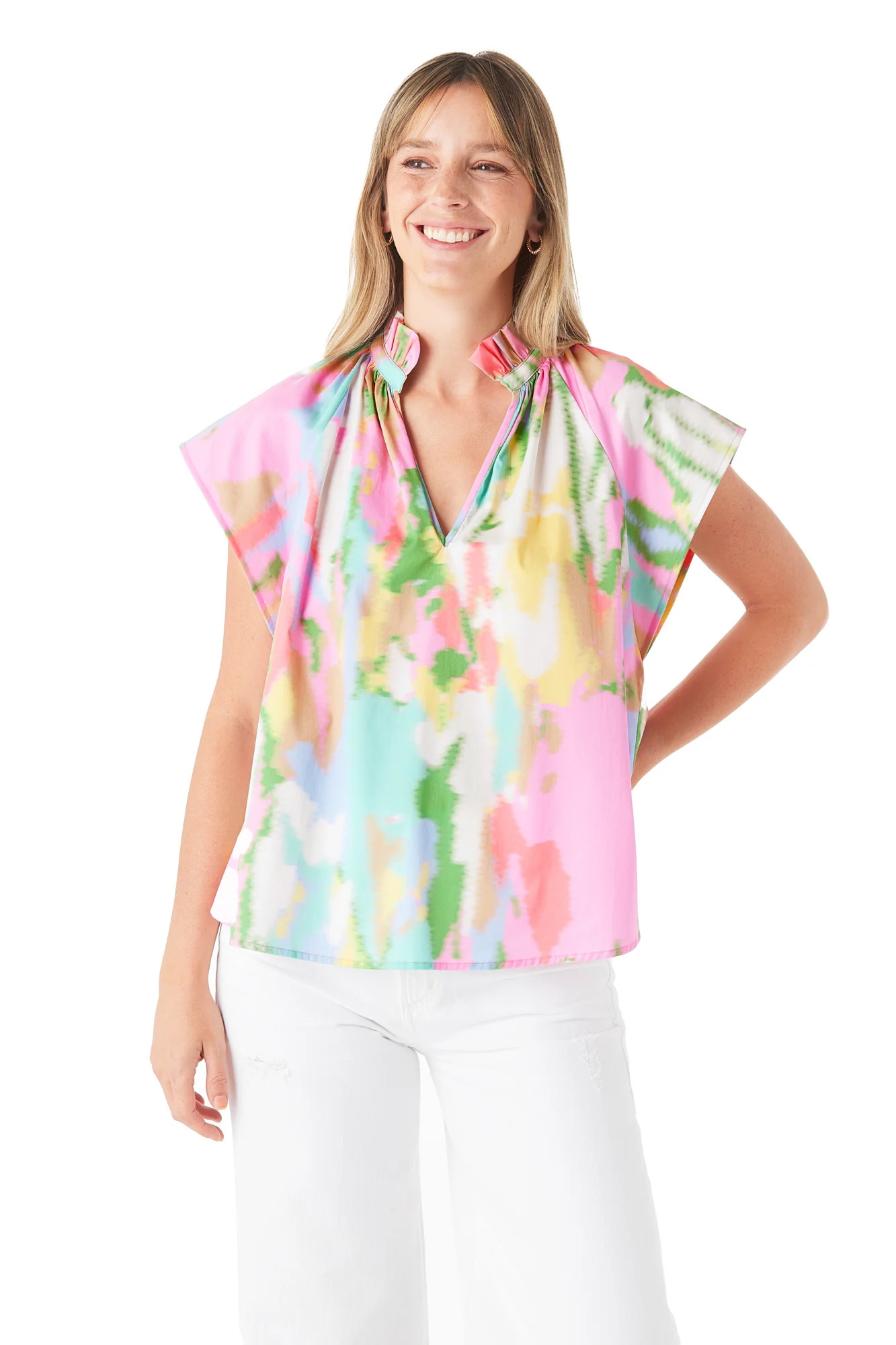 Wilkes Top in Cape Floral | CROSBY by Mollie Burch | CROSBY by Mollie Burch