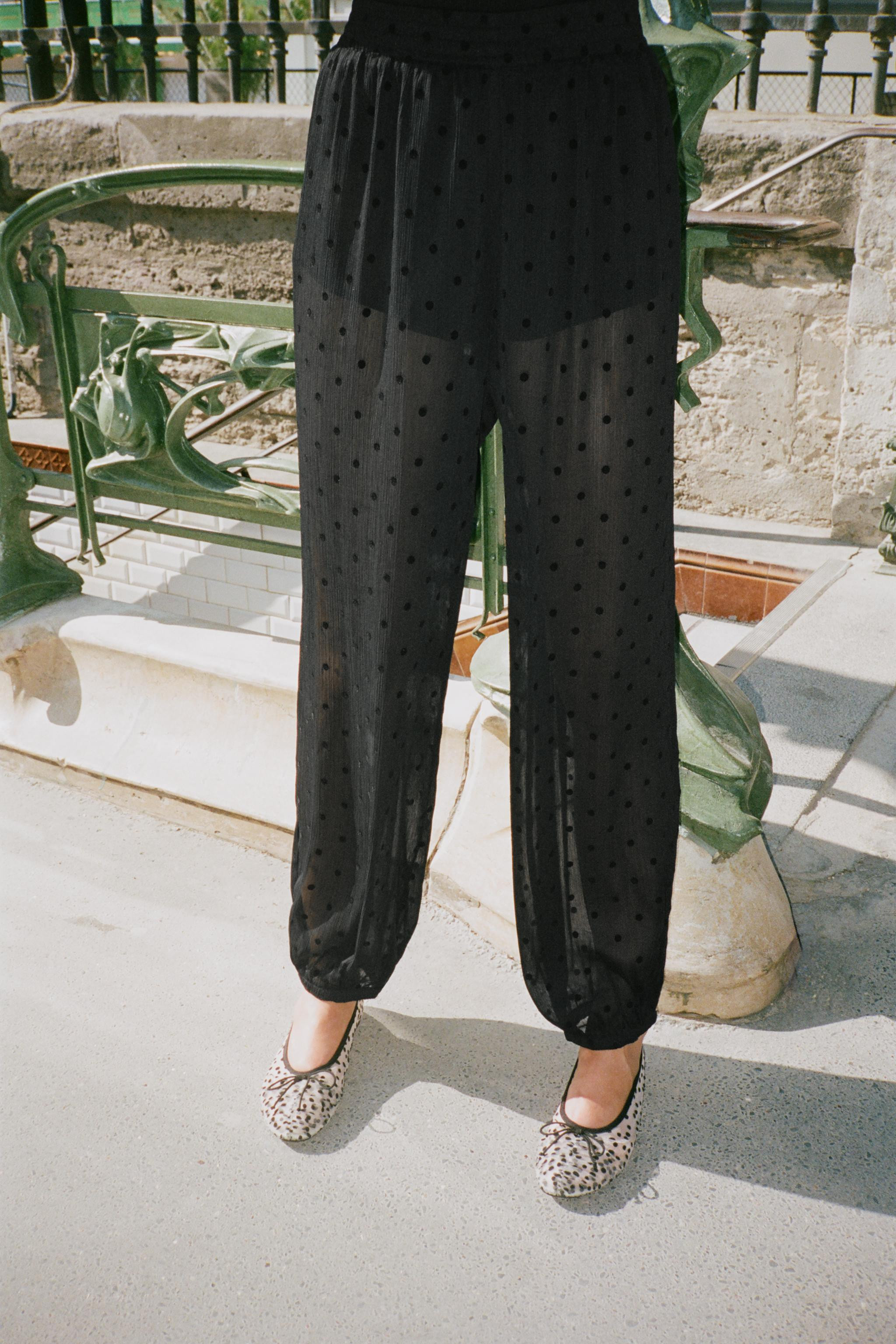 POLKA DOT BALLOON TROUSERS | Zara UK