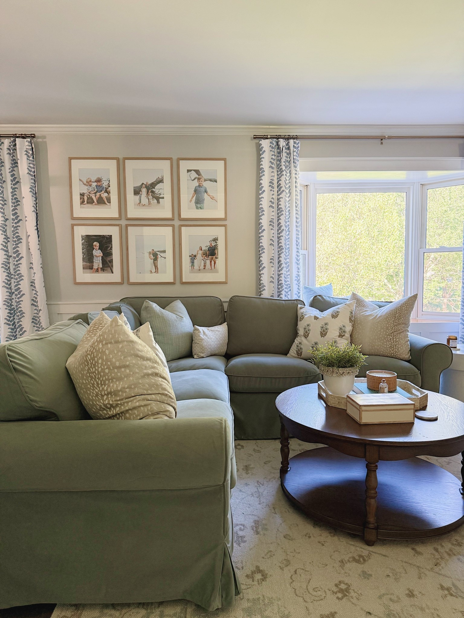 Living Room Sources:
Sofa is IKEA Uppland in green/gray 
Coffee table is only $288! 


#LTKHome #LTKFamily