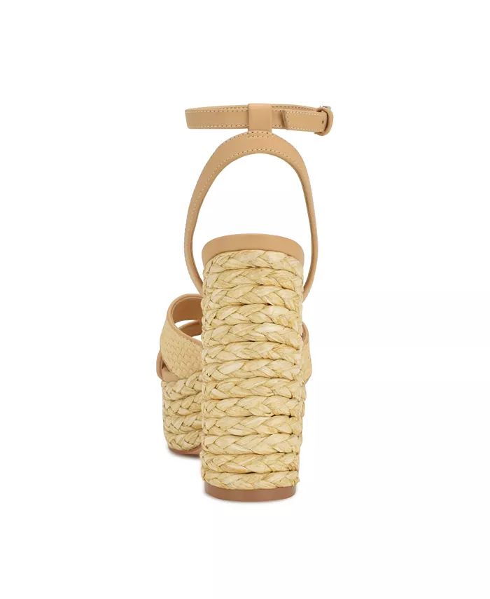 Women's Hayya Block Heel Woven Platform Sandals | Macys (US)