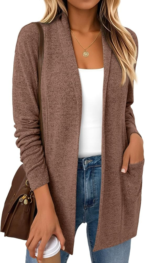 LILLUSORY Cardigan for Women Lightweight Cardigans Fall Fashion Outfits | Amazon (US)