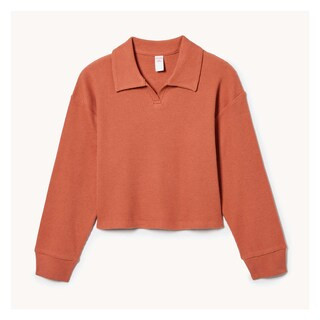 Kid Girls' Waffle Pullover | Joe Fresh