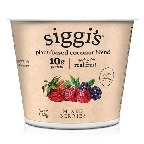 Siggis Mixed Berry Plant Based Coconut Blend, 5.3 Oz | Amazon (US)