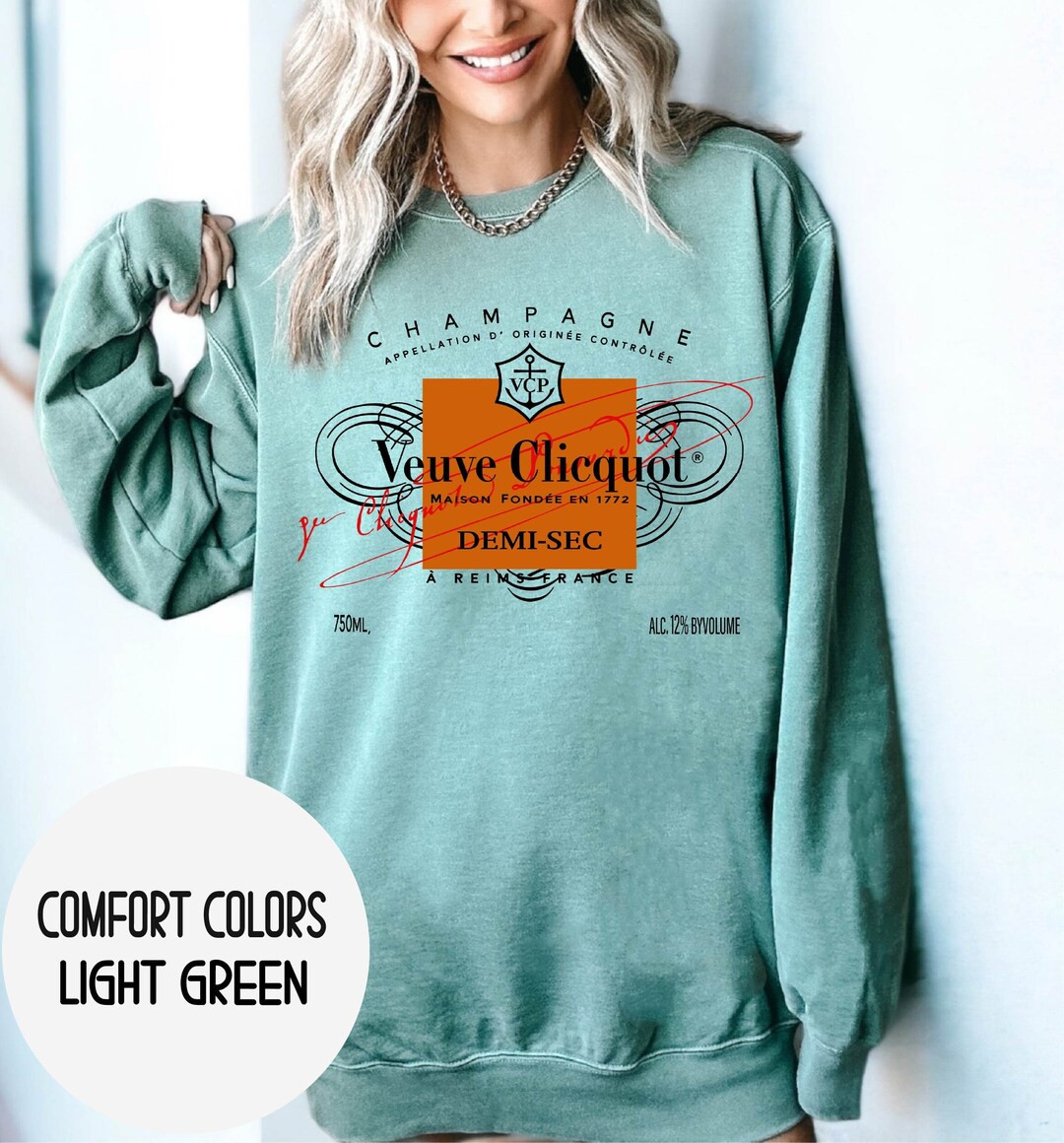 Champagne Veuve Rose Sweatshirts Christmas Gift Unisex - Etsy | Etsy (US)