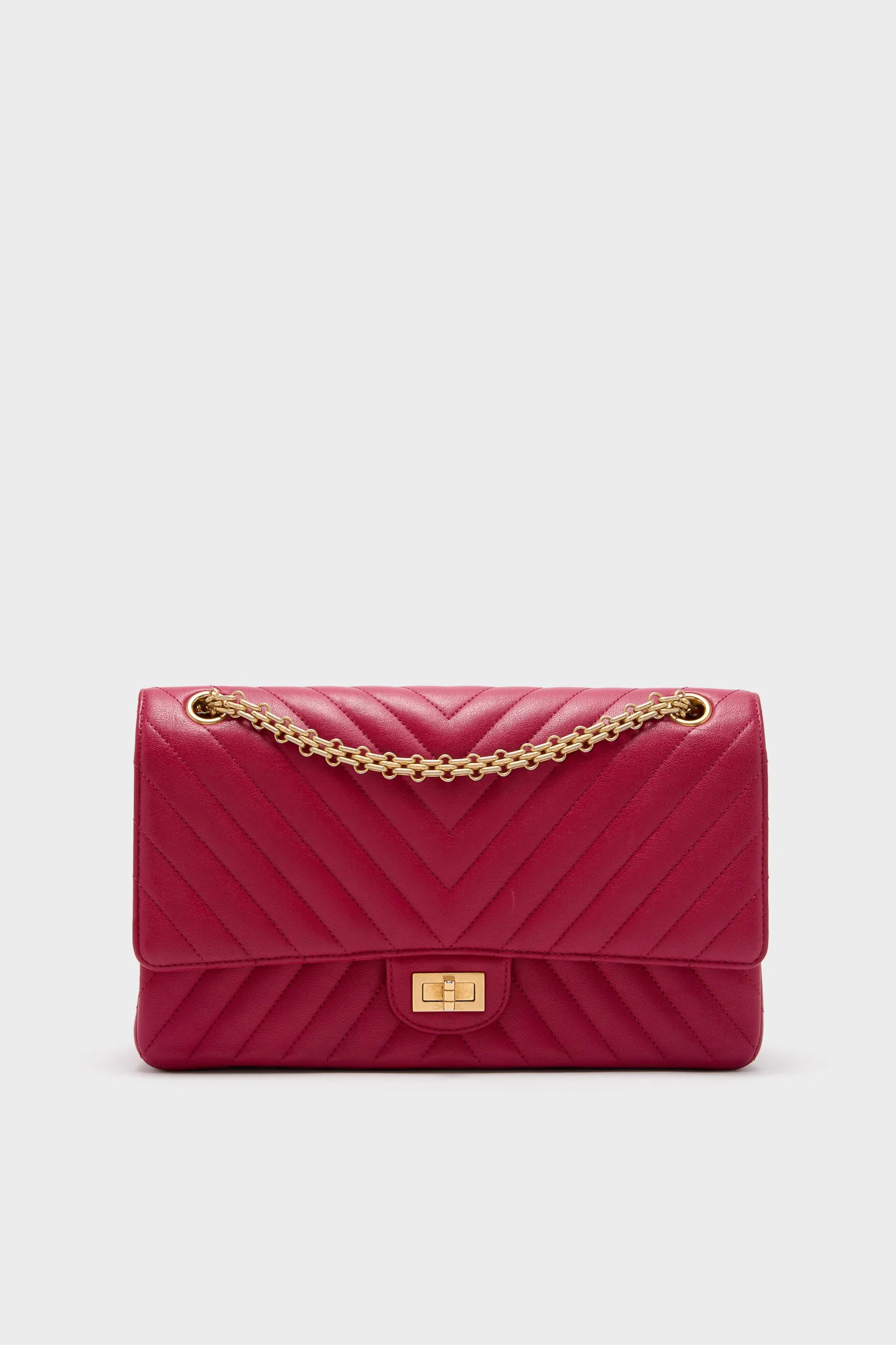 CHANEL Red Reissue 2.55 Flap Bag Calf Leather | Tuckernuck (US)
