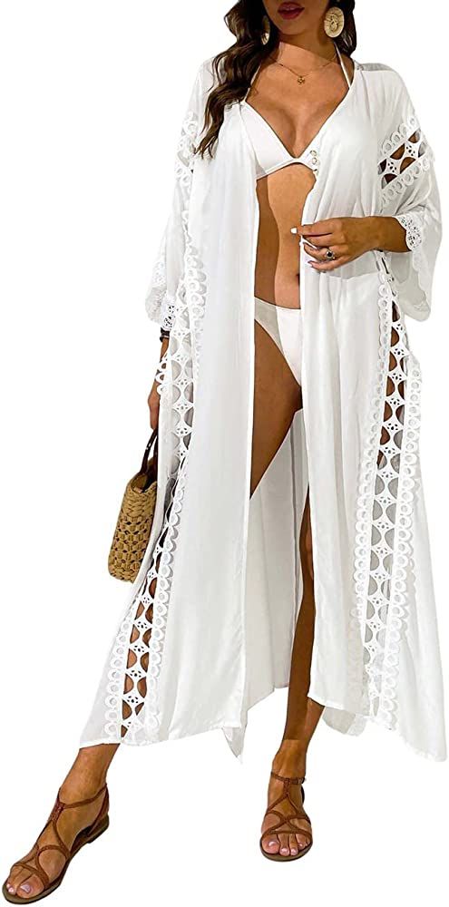 Bsubseach Women Swimsuit Cover Up Kimono Cover Ups for Swimwear Bikini Coverup | Amazon (US)