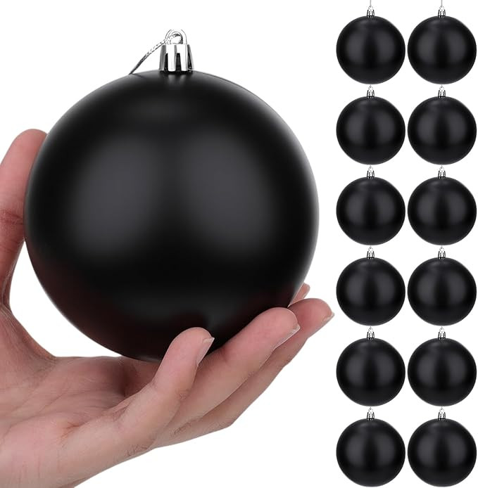 Zubebe 12 Pcs 4 Inch Christmas Balls Ornaments Large Christmas Tree Decorations Shatterproof Plas... | Amazon (US)