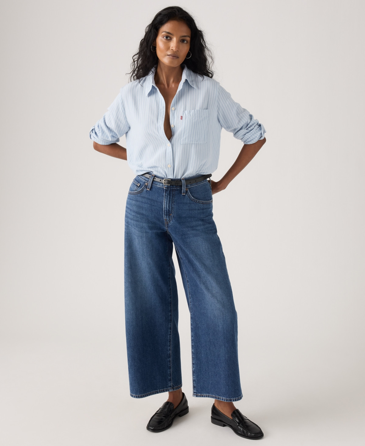 Levi's Women's Wide-Leg Ankle Goodbye Jeans - Kiss Goodbye | Macy's