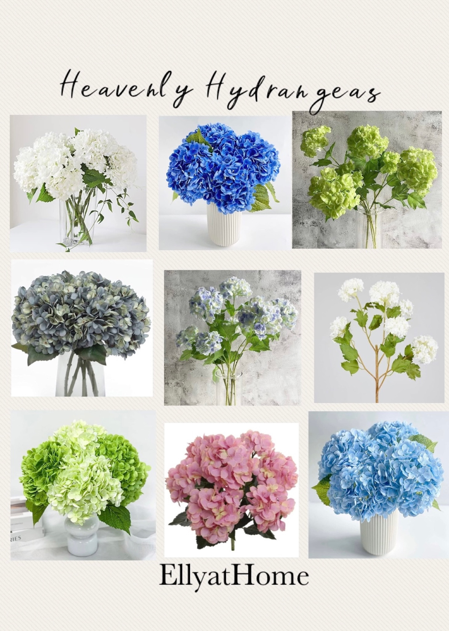 Beautiful hydrangeas stems In favorite summer colors! Starting at $20!  Style with greenery to create beautiful faux floral arrangements! Amazon, Walmart, Afloral. Sales alerts, free shipping. 

#LTKunder50 #LTKsalealert #LTKhome