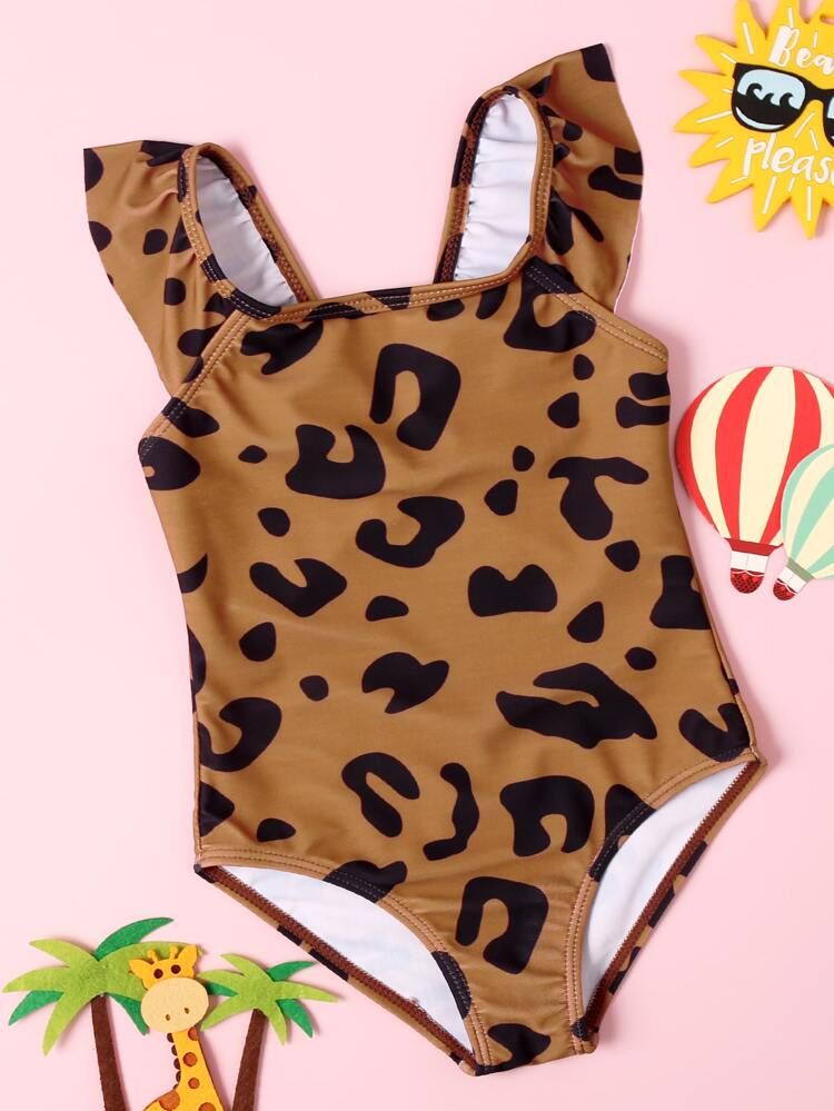 Toddler Girls Allover Graphic One Piece Swimsuit | SHEIN