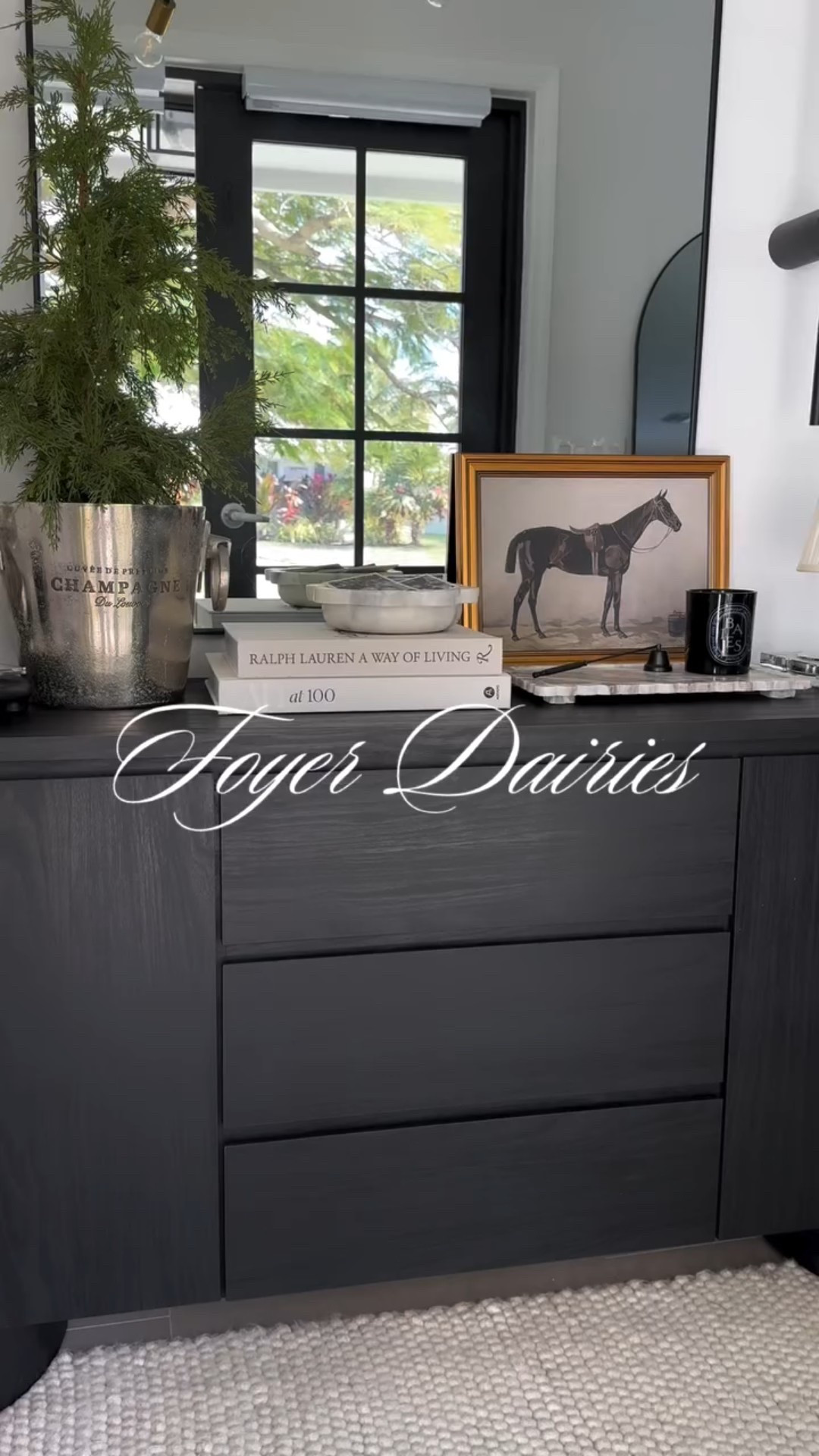 The first hello 🐴🤍✨ I always feel like the foyer is your home’s first impression 
One of my favorite wayfair finds 😍✨
#homediaries #foyerinspo #interiorsoftheday

#LTKSaleAlert #LTKHome #LTKmomlife