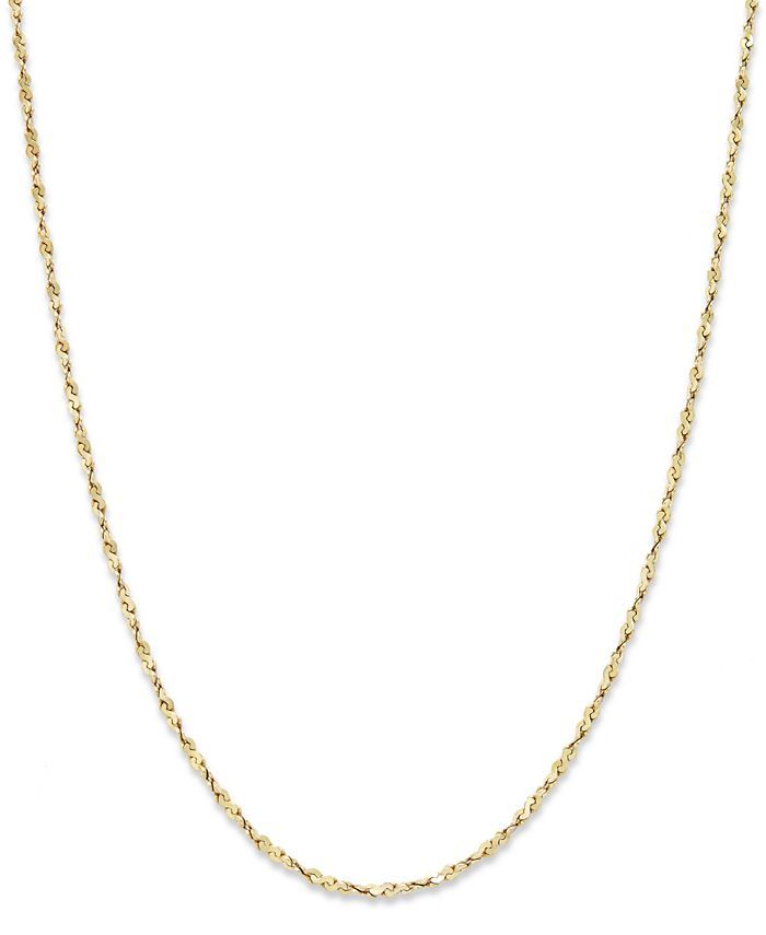 Twist Link 18" Chain Necklace, Created for Macy's | Macys (US)
