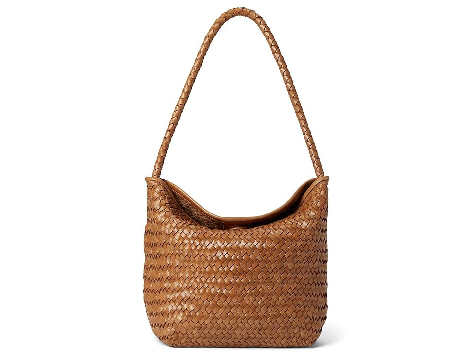 Madewell The Handwoven Shoulder Bag Women's Handbags Light Caramel, Leather | Zappos