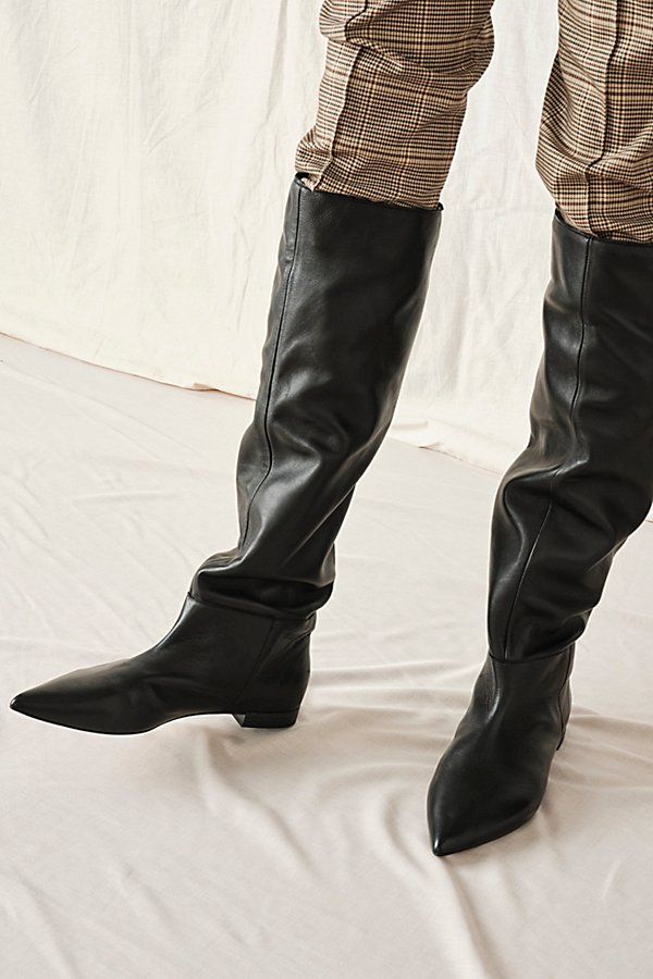 Hawley Tall Slouch Boots by FP Collection at Free People, Black, EU 38 | Free People (Global - UK&FR Excluded)