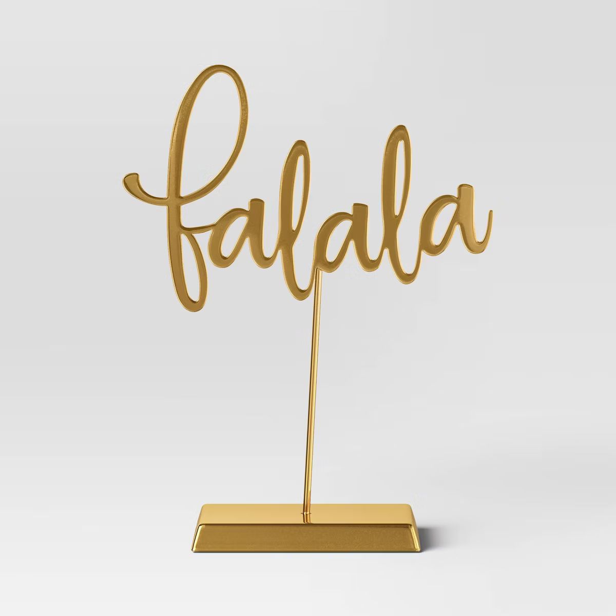 Metal 'Fa La La' Tabletop Christmas Sign - Wondershop™ Gold | Target