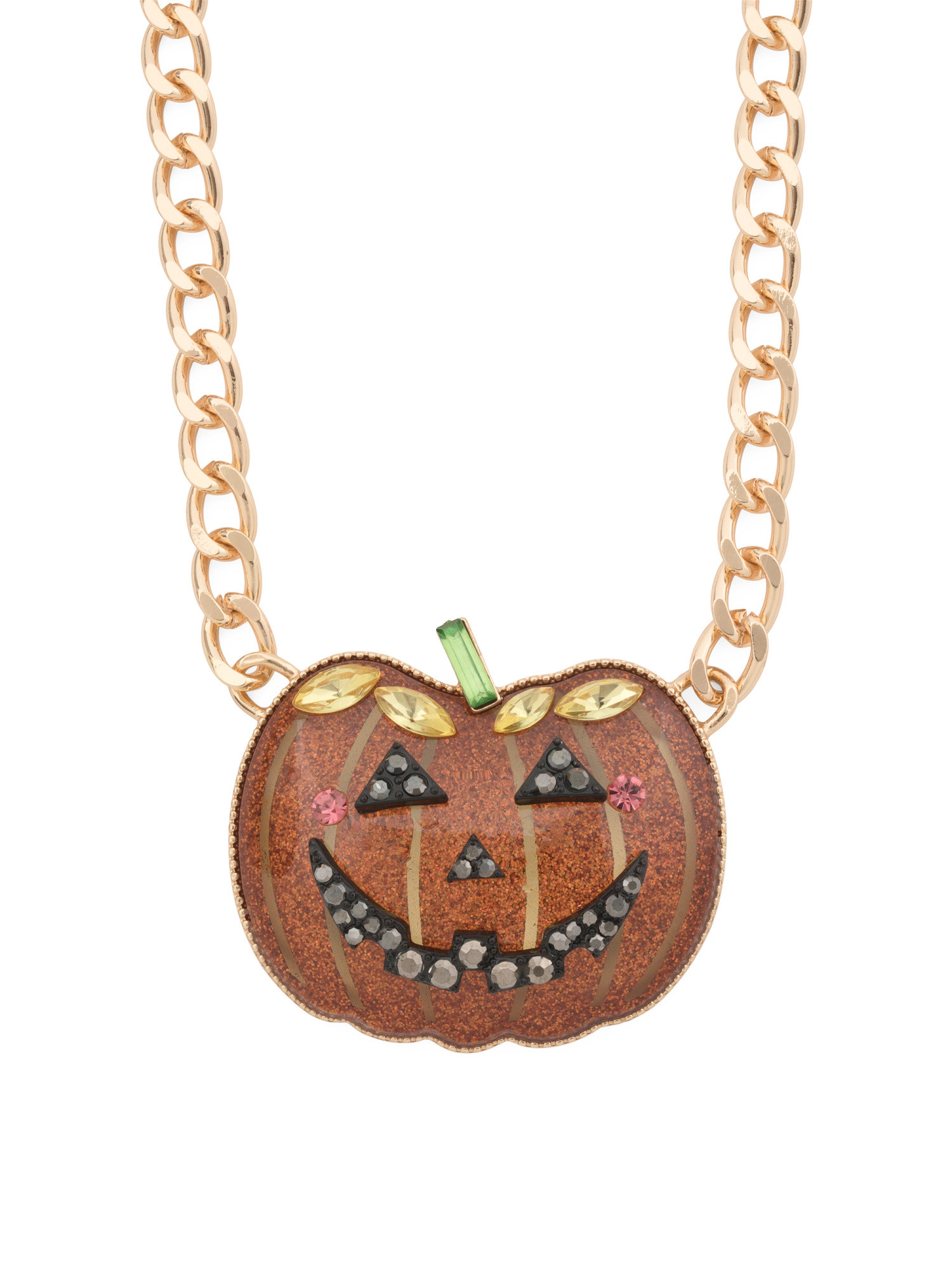Pumpkin Pendant Necklace | TJ Maxx