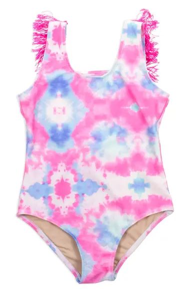 Shade Critters Kids' Tie Dye One-Piece Swimsuit (Toddler & Little Girl) | Nordstrom | Nordstrom