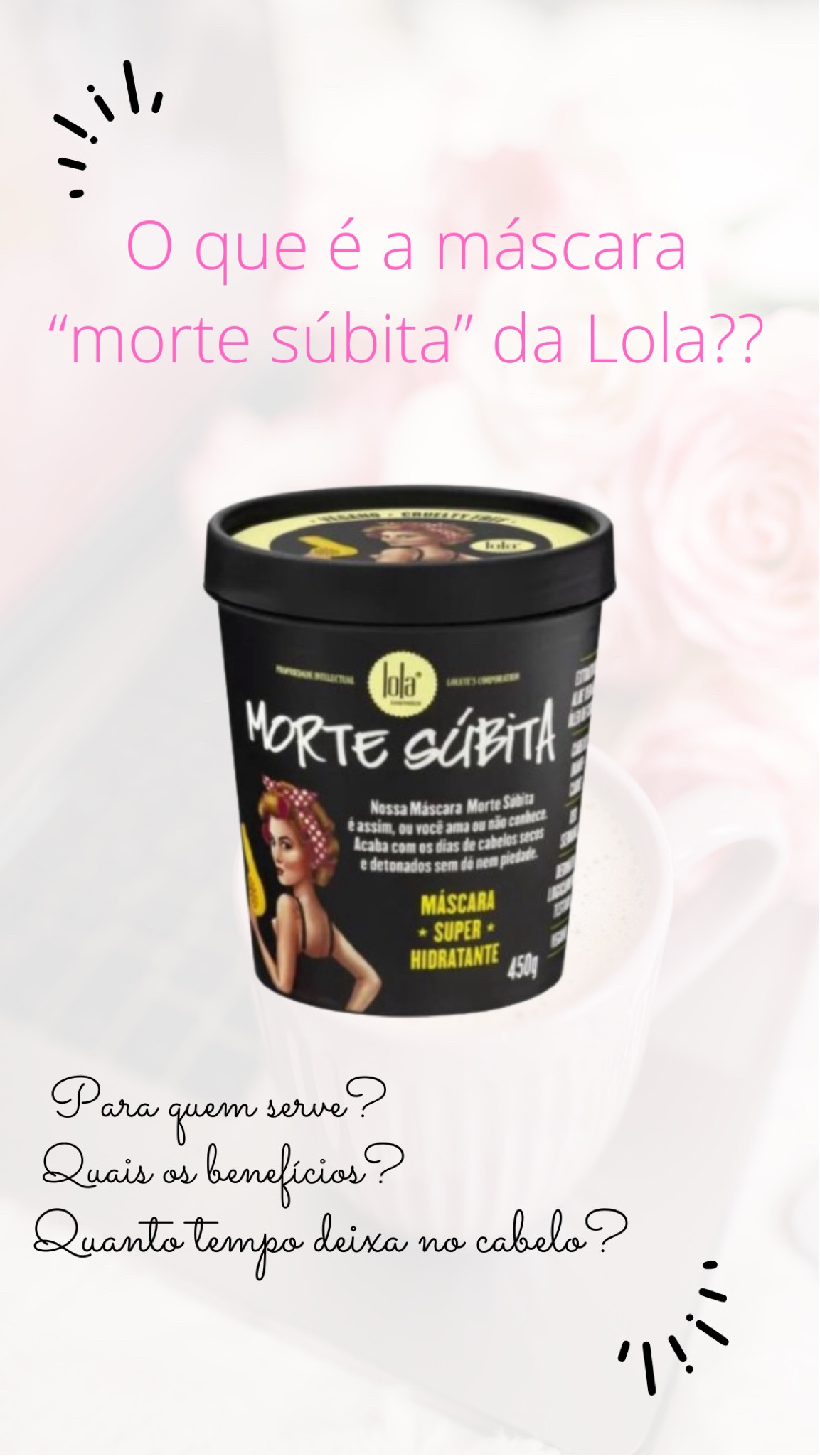 Essa é sem dúvida a melhor máscara de hidratação da Lola e o melhor custo benefício do mercado nessa categoria. A melhor máscara de manutenção: o efeito dela à médio prazo e bem melhor do que o imediato.

• PARA QUE ELA SERVE? 👇
excelente para o uso pós processos de coloração ou outra química.

• QUAIS OS BENEFÍCIOS?👇
A Máscara Morte Súbita é o produtinho perfeito para os cabelos que estão sedentos de vida. Ela hidrata profundamente os fios, principalmente os ressecados, coloridos e quimicamente tratados.

• QUANTO TEMPO DEIXO NOS CABELOS VI?👇
Deixe agir por 10 minutos, enxágue e finalize como de costume amiga, você vai ver a mágica acontecer 🥰

#LTKbeauty #LTKbrasil