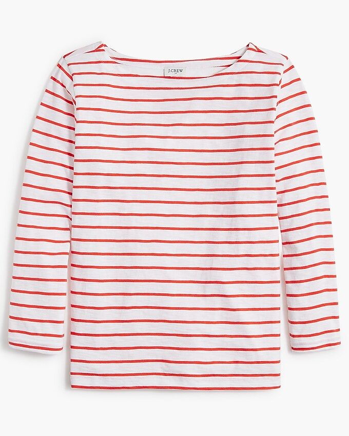 Striped boatneck tee | J.Crew Factory