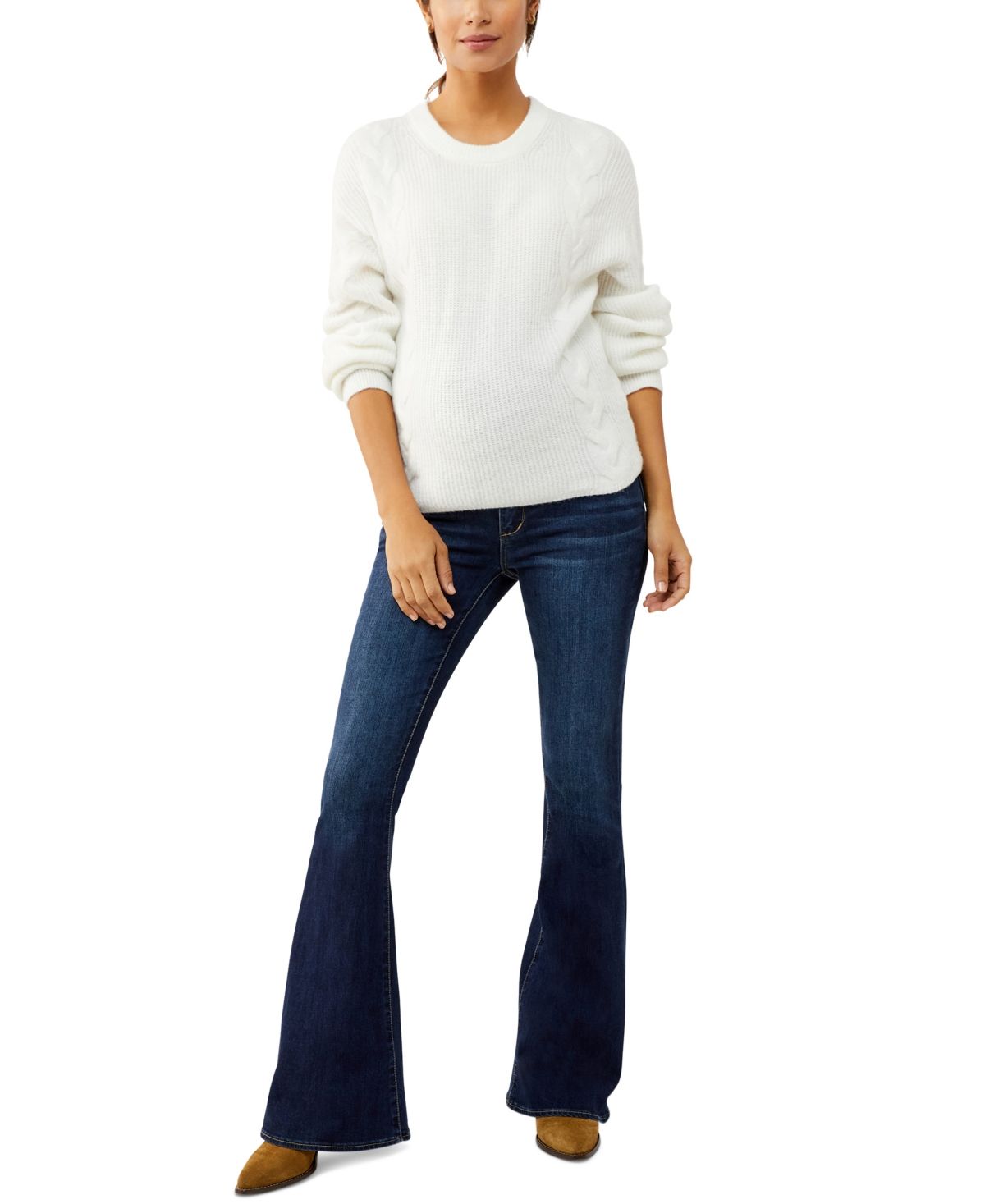 Articles of Society Secret Fit Belly Flare-Leg Maternity Jeans | Macys (US)