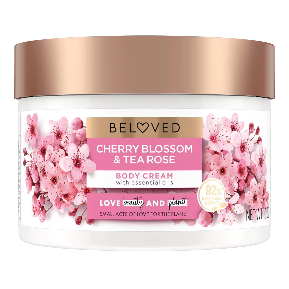 Beloved Cherry Blossom & Tea Rose Body Cream 10oz | Target