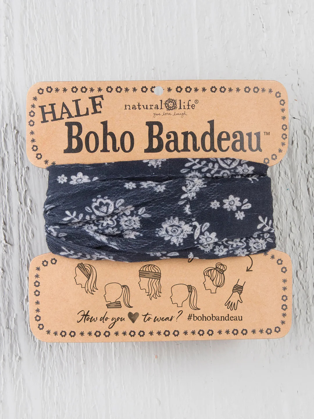 Half Boho Bandeau® Headband | Natural Life