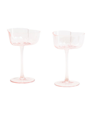 2pc Heart Shaped Dessert Glasses | TJ Maxx