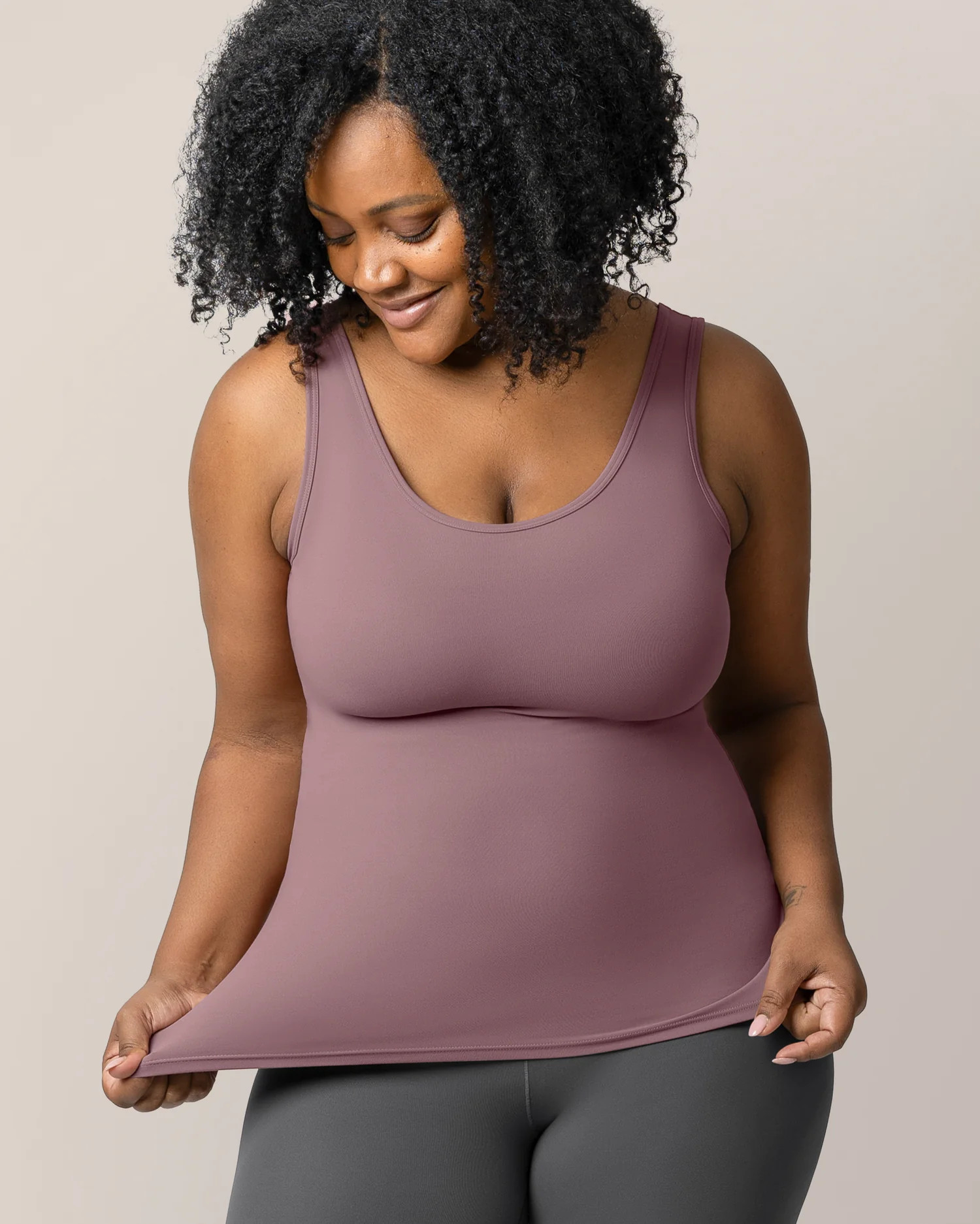 Grow with Me™ Maternity & Nursing Tank | Taupe - Kindred Bravely | Kindred Bravely