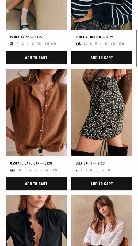 The new Sezane line is out! This list is made up of pieces I own & some in my wishlist! Sezane makes the most beautiful,  quality pieces! I own the gaspard sweater in 5 colors -
It’s that good! 