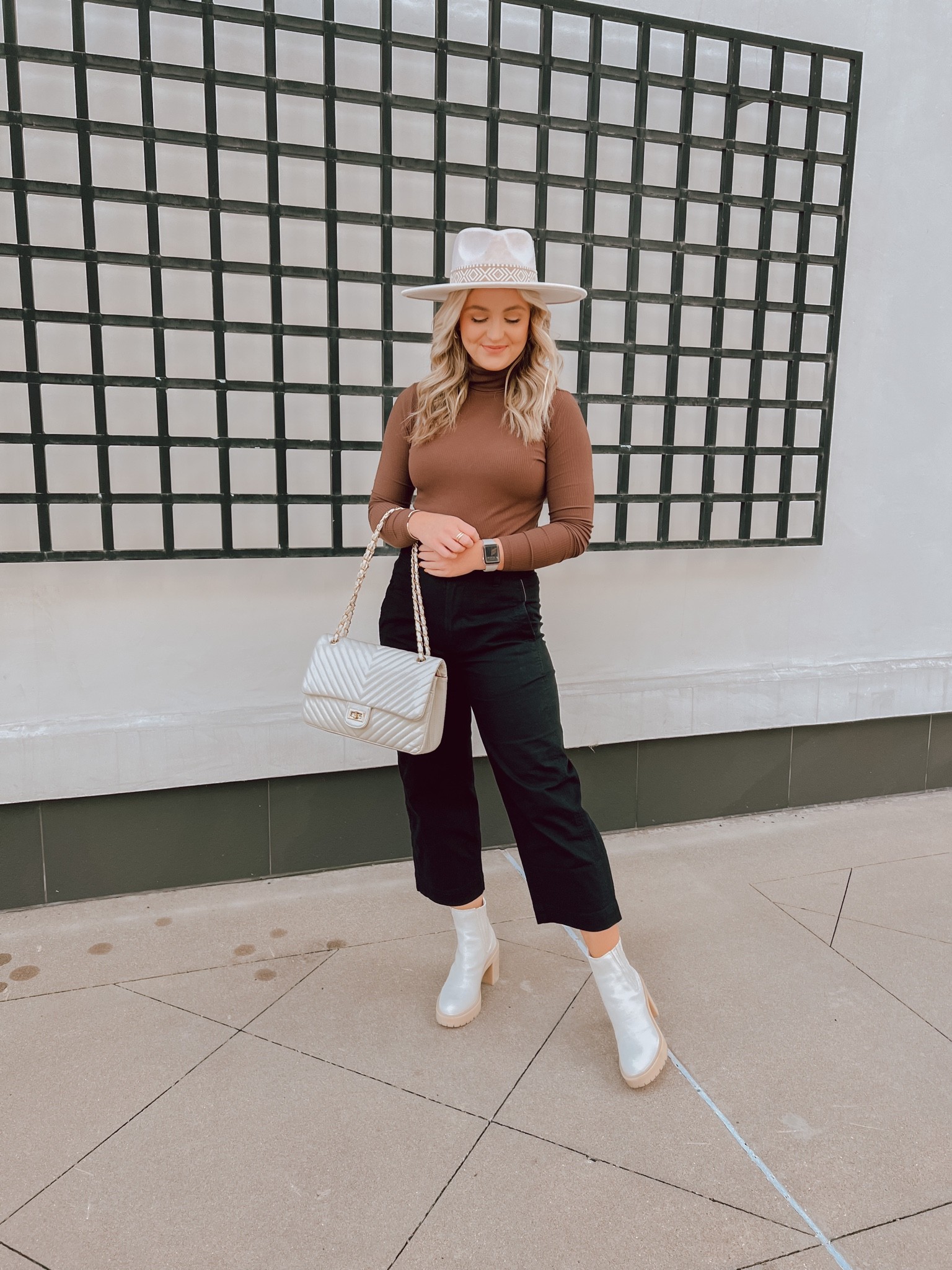 Old Navy fall fashion 🖤🍂 

fall, workwear, trendy, neutrals, boots, wide leg pants, hat, casual

#LTKstyletip #LTKworkwear #LTKSeasonal