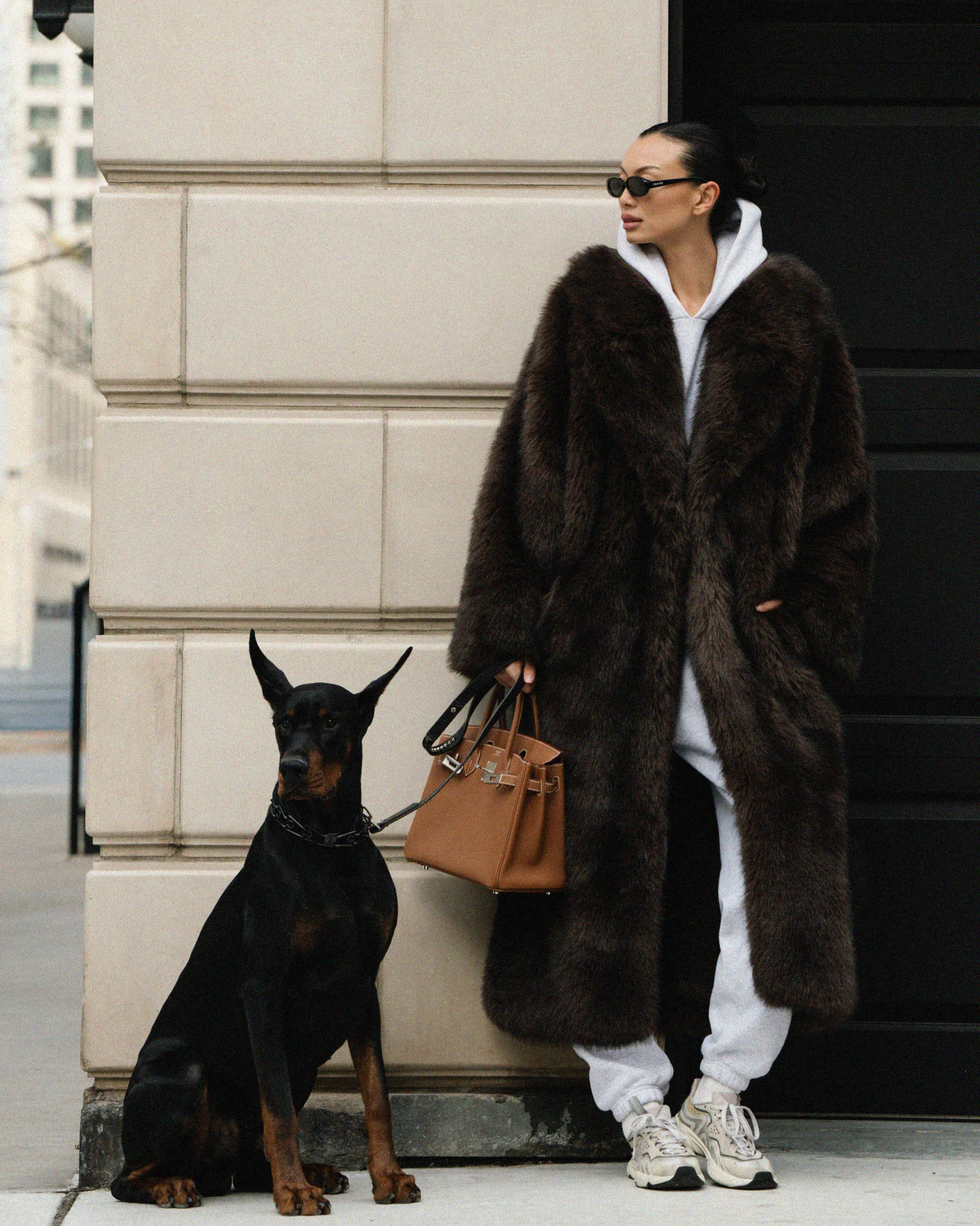 Long Faux Fur Jacket | We Wore What