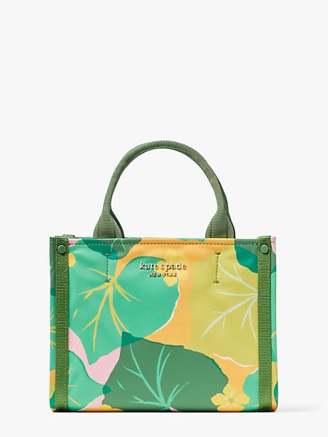 the little better sam cucumber floral mini tote | Kate Spade (US)