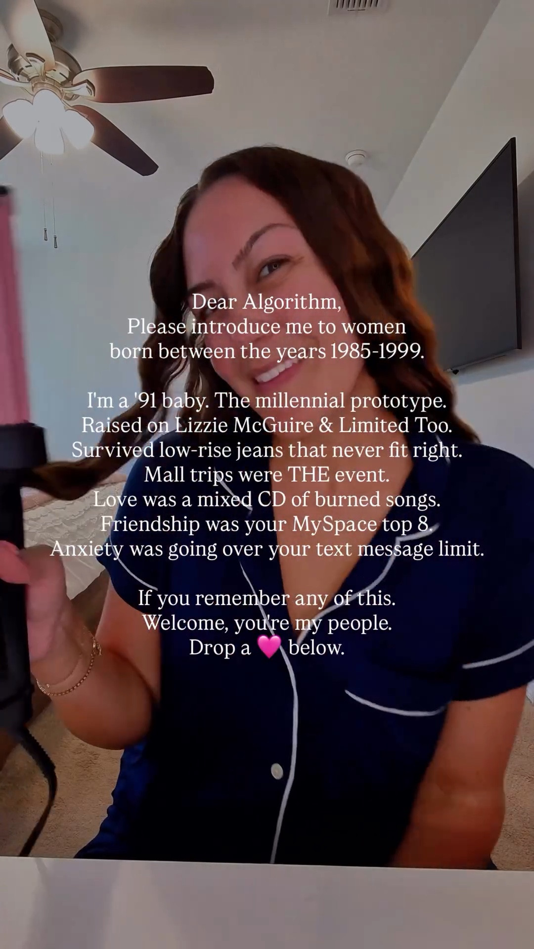 I’m looking for my people 👀

The ones who had to pick 25 photos to develop at CVS. Who learned HTML for a MySpace layout. Who put Dashboard Confessional lyrics in their AIM away message and thought it was deep.

Love was mixed CDs with Sharpie titles. Friendship was your top 8. Heartbreak was a scratched CD skipping your favorite song.

If you remember the weight of a Razr, the glow of a flip phone at a concert, or checking how many times someone viewed your profile, this is for you.

We grew up in the in between. Analog childhood, digital adolescence. We remember life before everything was documented, and we were the first to document everything badly.

Let’s find each other 🩷