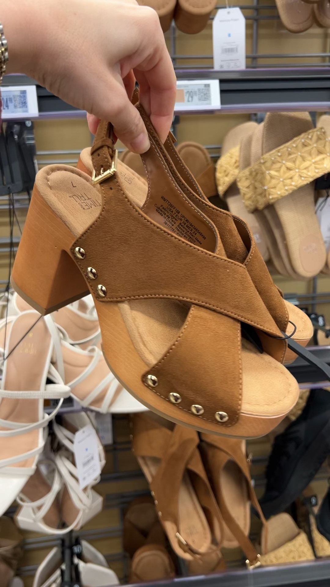 Walmart x-band heels sandals finally online! Look just like the anthro ones!