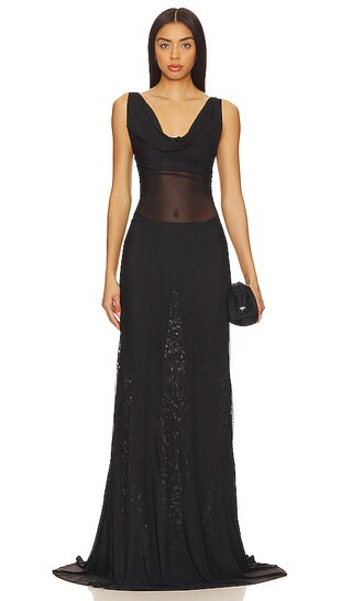 Kelsey Dress in Black | Revolve Clothing (Global)