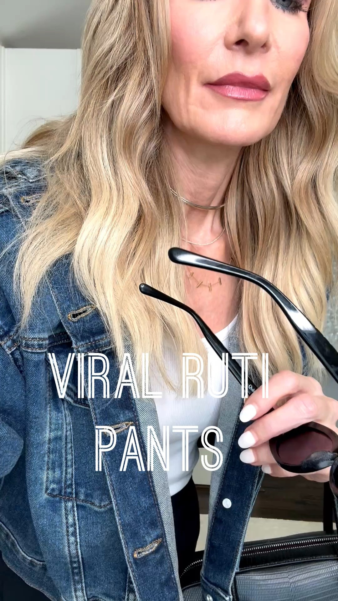 These viral pull-on pants are such a chic and comfortable wardrobe staple — I love the easy wide-leg fit styled with a classic denim jacket for a polished casual outfit you can wear now and into fall. They feel effortless, flattering, and perfect for travel, errands, or everyday style. I’m wearing an XS in the pants and jacket. #LTKStyleTip #LTKFinds
 

 

#LTKOver40