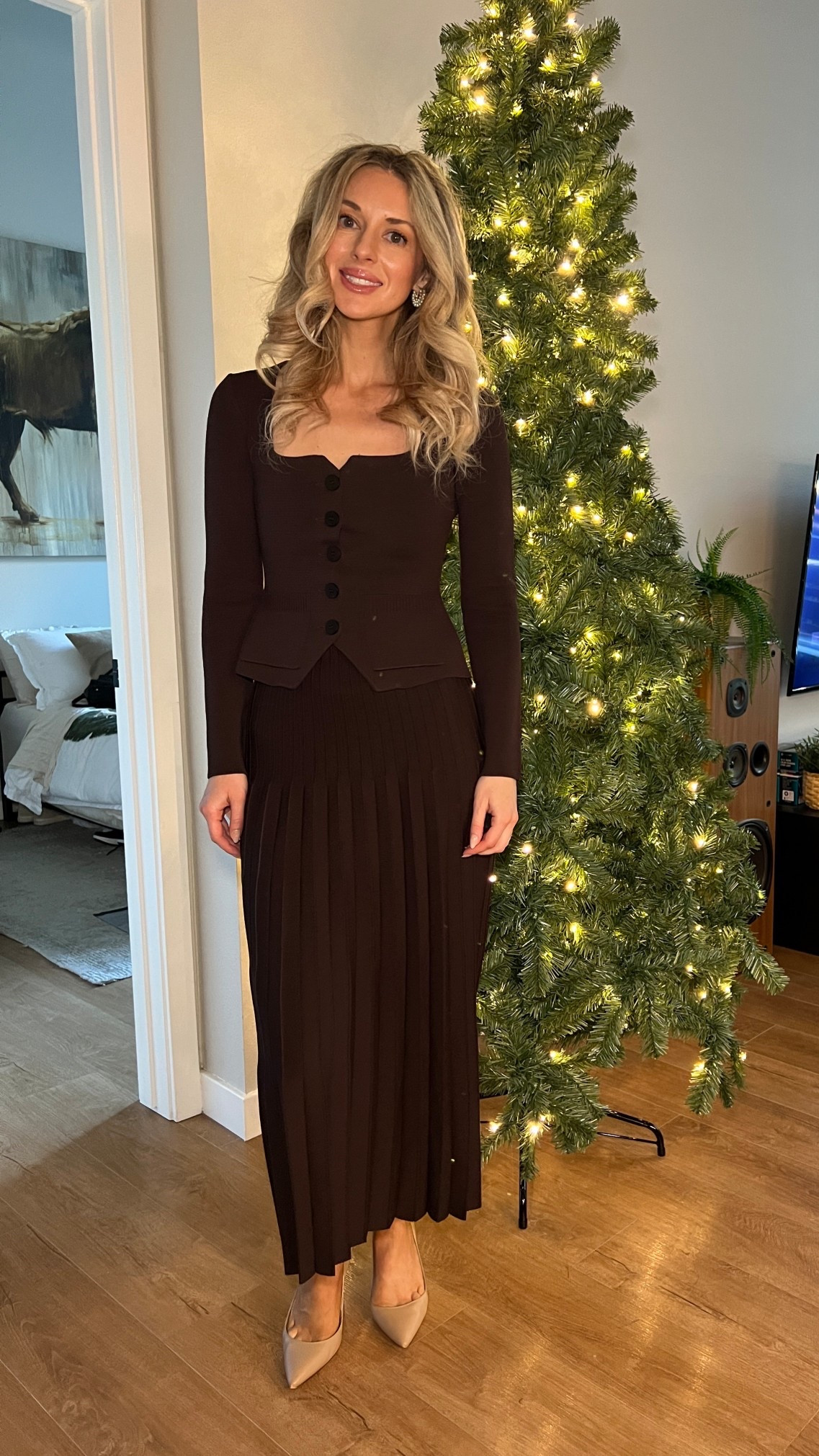 Absolutely perfect for Christmas Eve ballet 🩰 👌

#LTKHoliday #LTKootd