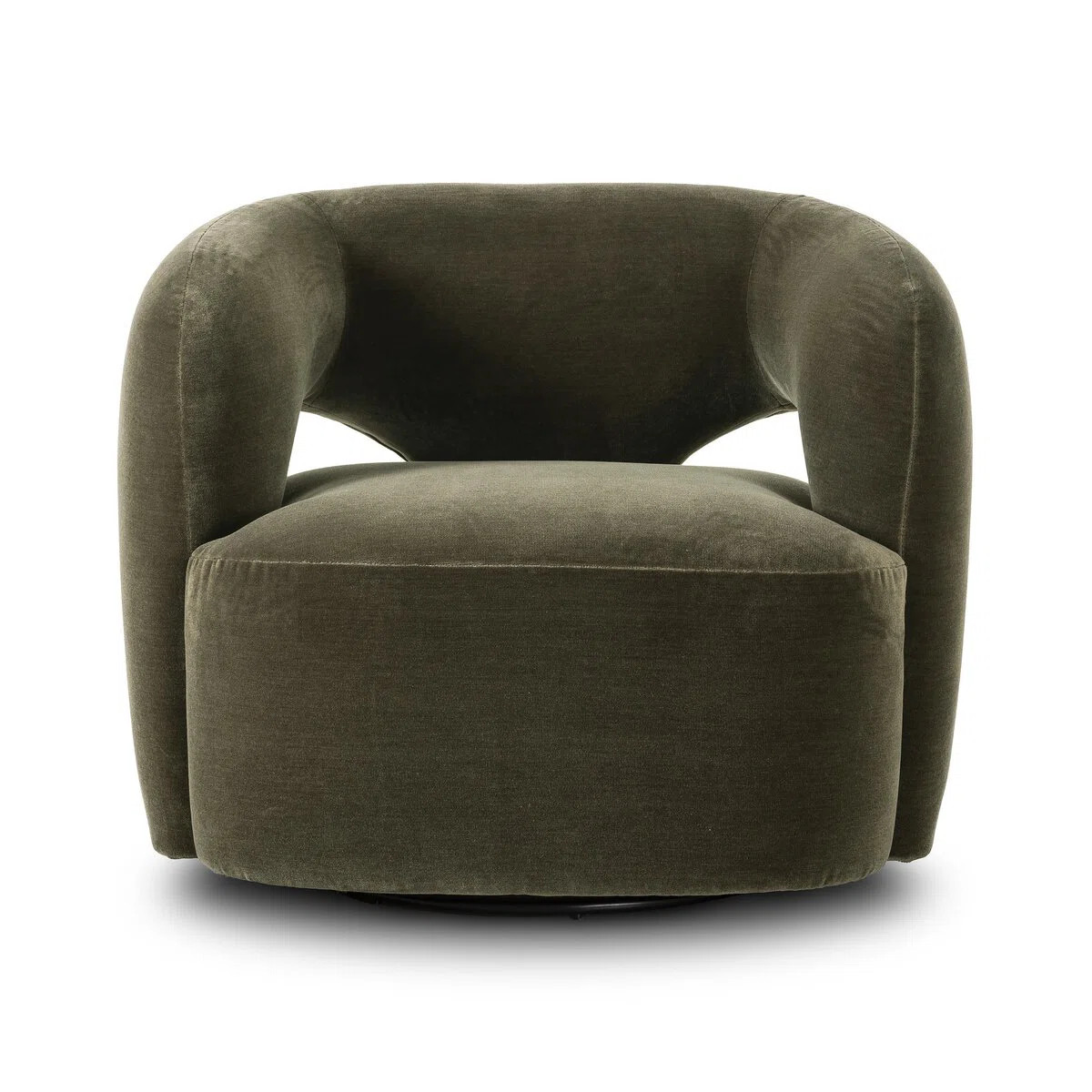 Mazie Swivel Barrel Chair | Perigold