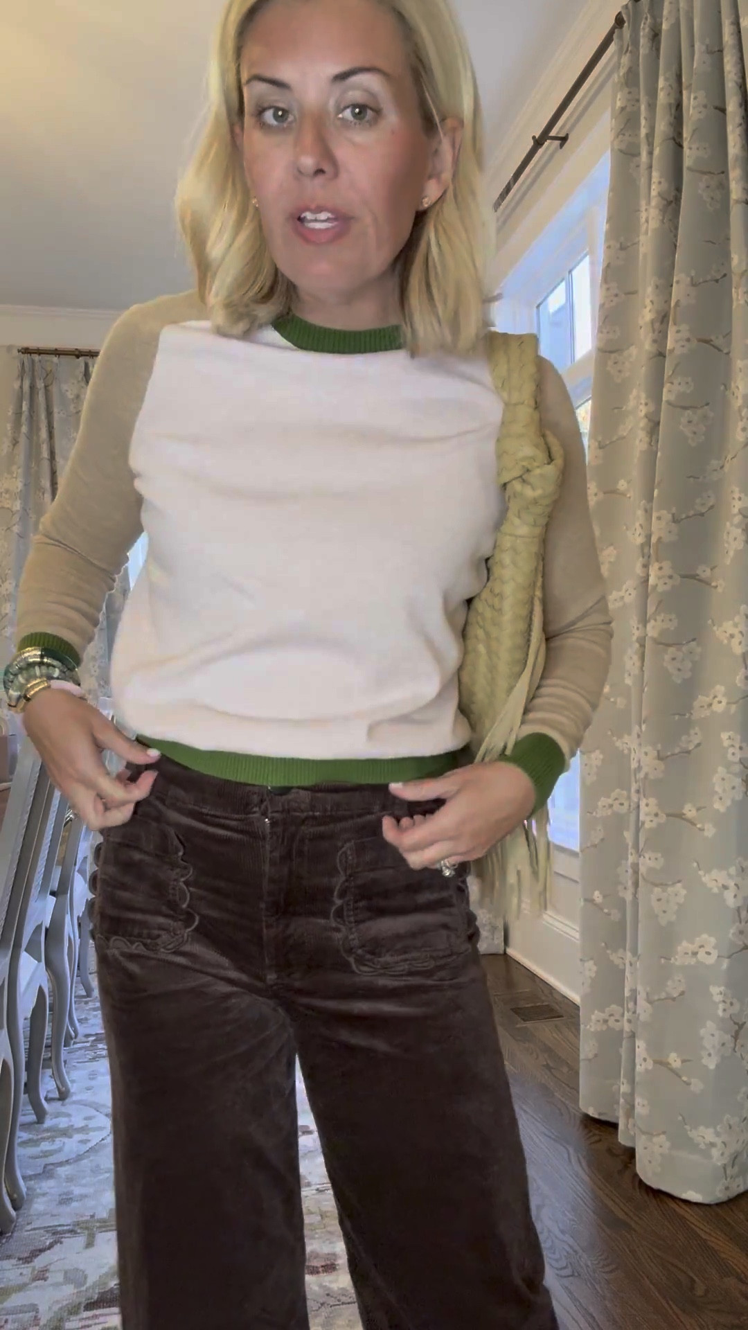 I keep reaching for these on repeat and love pairing them together too!

Wearing XS sweater, 27 pants, 7 shoes (size down a size)

#LTKootd #LTKOver40 #LTKmomlife