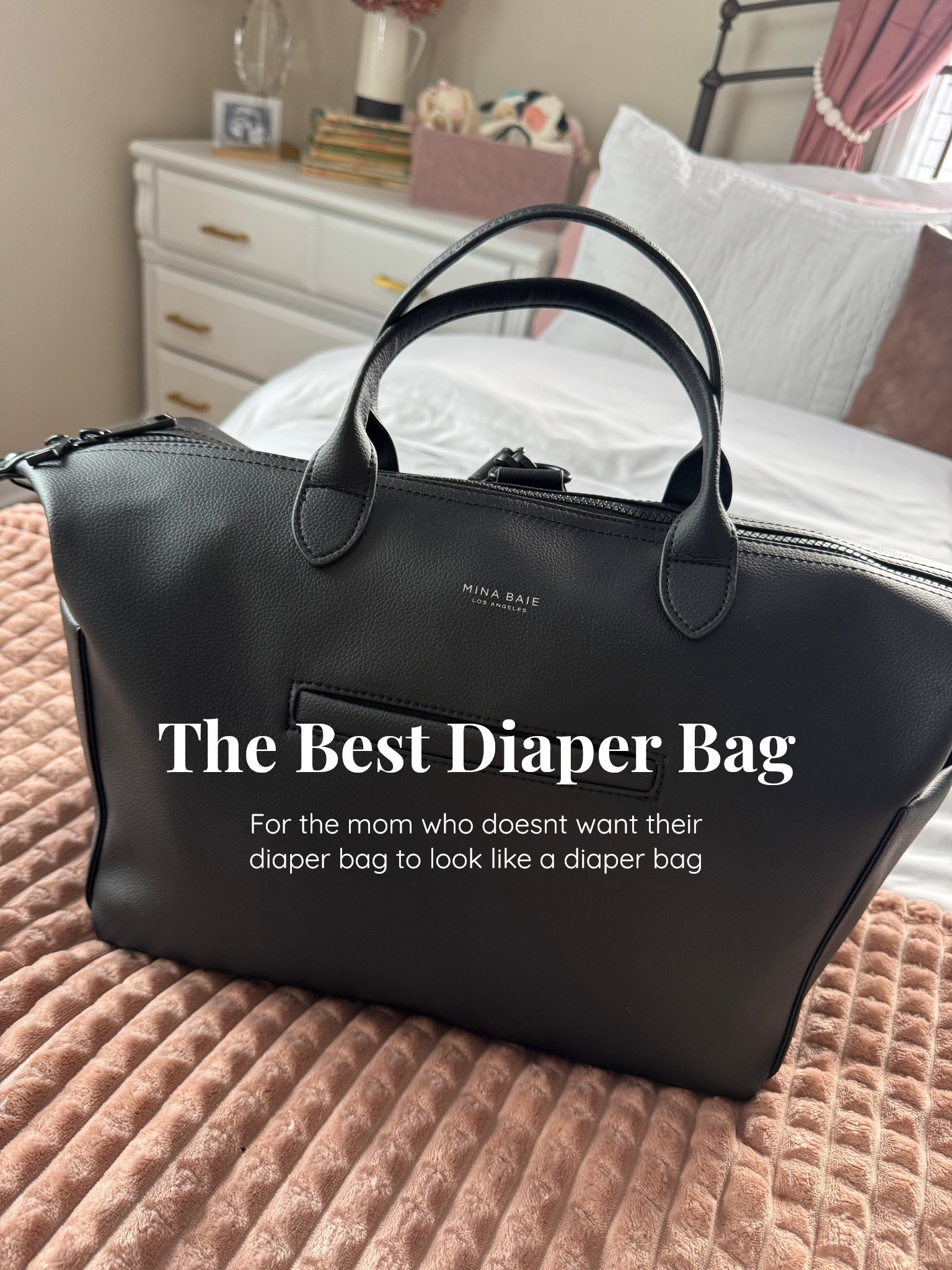 I can’t say enough about this diaper bag! I can wear it as a backpack or a shoulder bag. It holds so much and I love how it looks more like a purse than a diaper bag! 

#LTKBaby #LTKFamily #LTKKids