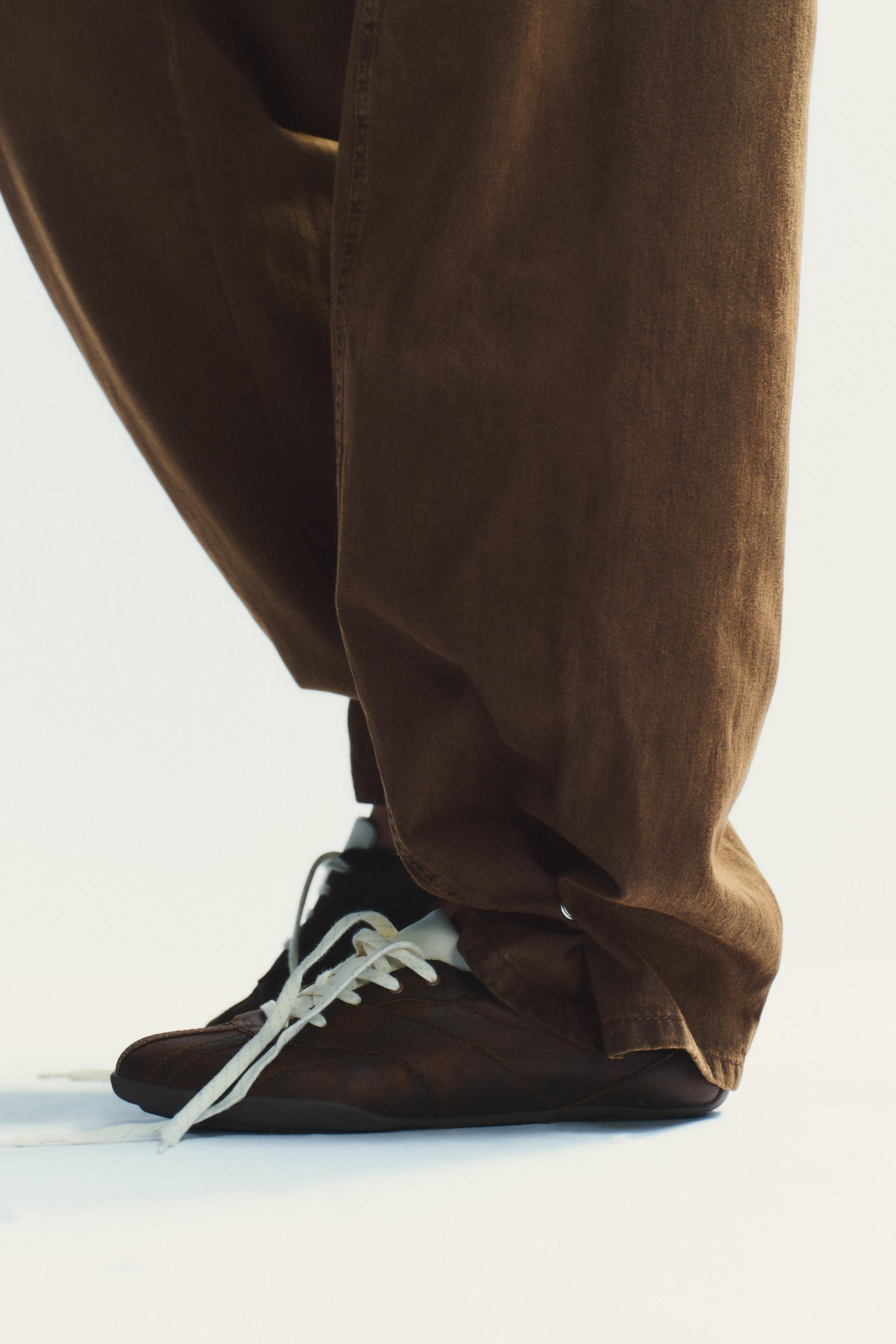 TRF MID-RISE BAGGY BALLOON JEANS | Zara US