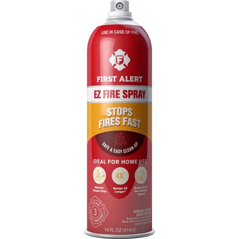 First Alert AF400 EZ Fire Spray Fire Extinguishing Aerosol Spray | Target